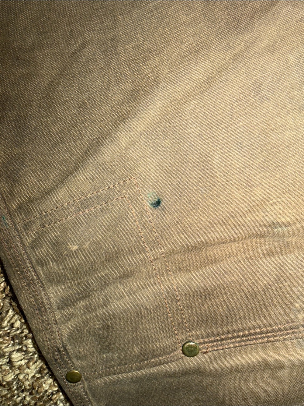 Red Cloud Collective - GN.01 Waxed Canvas Fitted Work Pants Havana - Size 32 - Picture 11 of 17